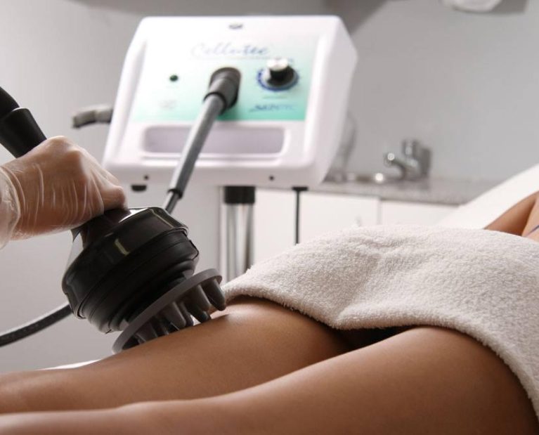 Masaje anti celulitis con máquina Cellutec